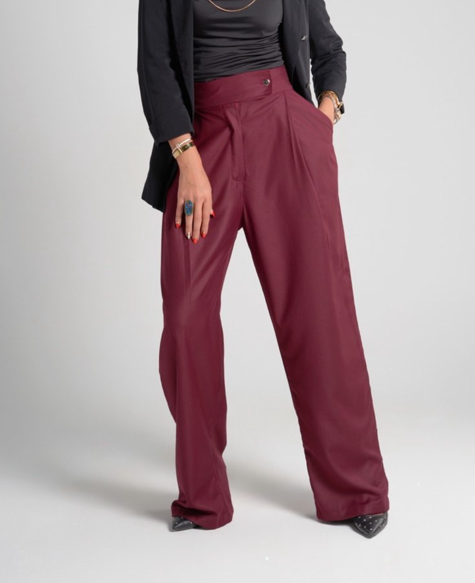 Burgundy pants
